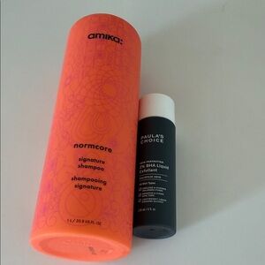 Amika Orange Shampoo & Paula's Choice Exfoliant Set